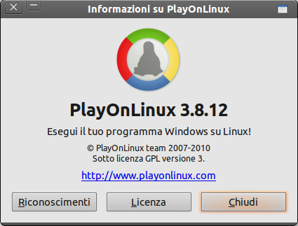 PlayOnLinux v. 3.8.12