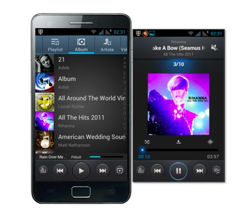 Il lettore musicale del Galaxy S3 esportato su Galaxy S2 – download