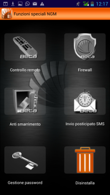 NGM funzioni speciali
