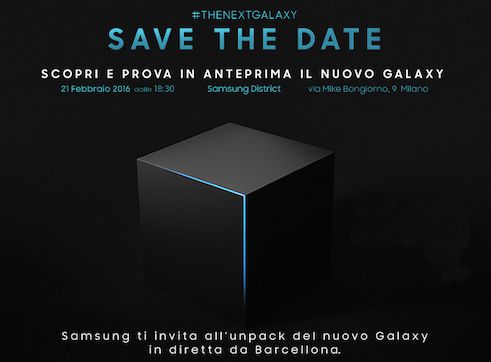 Samsung vi invita a provare Galaxy S7 e Galaxy S7 Edge