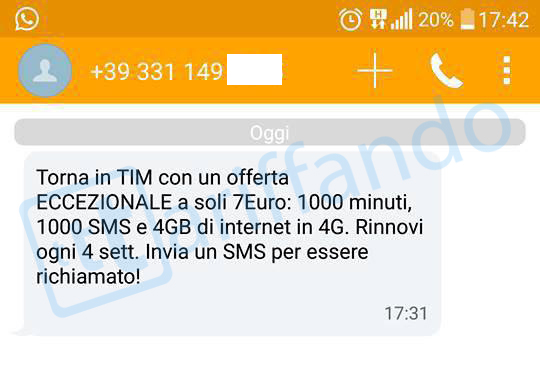 TIM, super offerta per gli ex clienti: Special 1000 4GB in 4G a 7 €