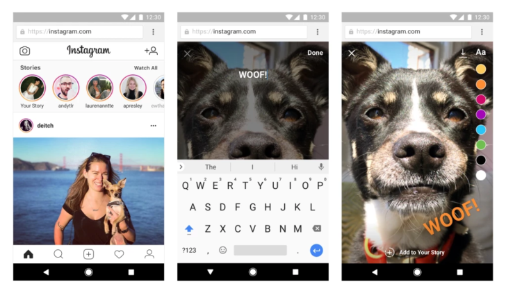 Instagram su sito mobile consente di creare storie e salvare post